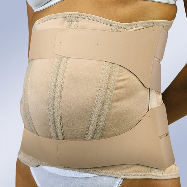 OTD 000B Ortesis toraco-lumbar semirrígida para abdomen péndulo