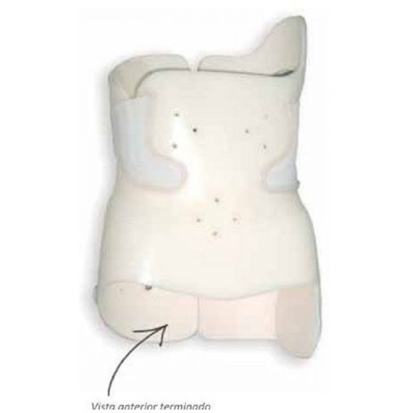 OTD 020C Ortesis toraco-lumbar rígida para inmovilización en termoplástico, A MEDIDA