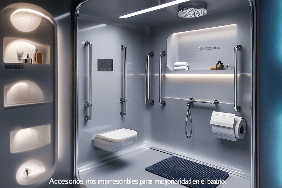 Transforma tu baño en un espacio seguro y elegante: instala barandillas, alfombrillas antideslizantes y asientos de ducha cómodos. Mantén el orden y mejora la iluminación.