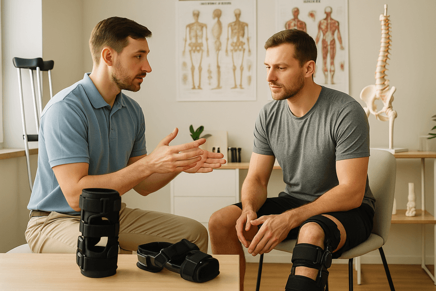 Las ortesis aceleran la recuperación de lesiones al proporcionar soporte específico, optimizando la sanación y previniendo futuros daños.