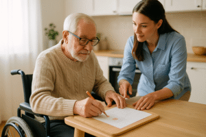 La terapia ocupacional mejora la autonomía y calidad de vida de personas con movilidad reducida, mediante actividades adaptadas y metas realistas.