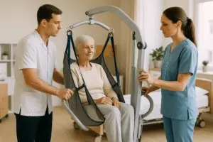 Las grúas de movilización facilitan el traslado seguro de personas con movilidad reducida, reduciendo esfuerzo y riesgos. Su uso correcto y buena capacitación son clave.