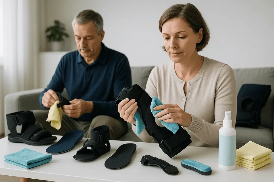 Cuida bien tus productos ortopédicos para mejorar su eficacia y duración. Aprende técnicas de limpieza específicas según el material y uso, y sigue las recomendaciones del fabricante.